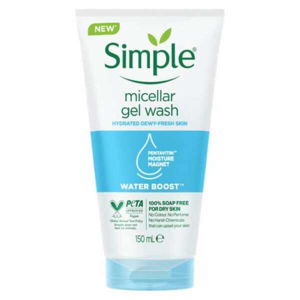 simple micellar gel wash