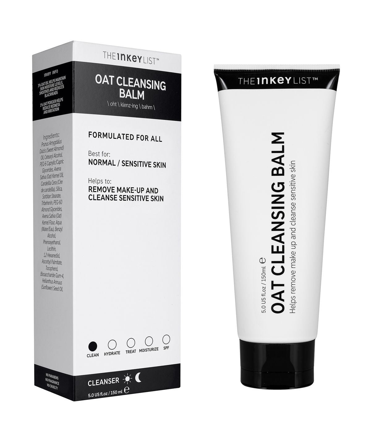 The Inkey list oat cleansing balm