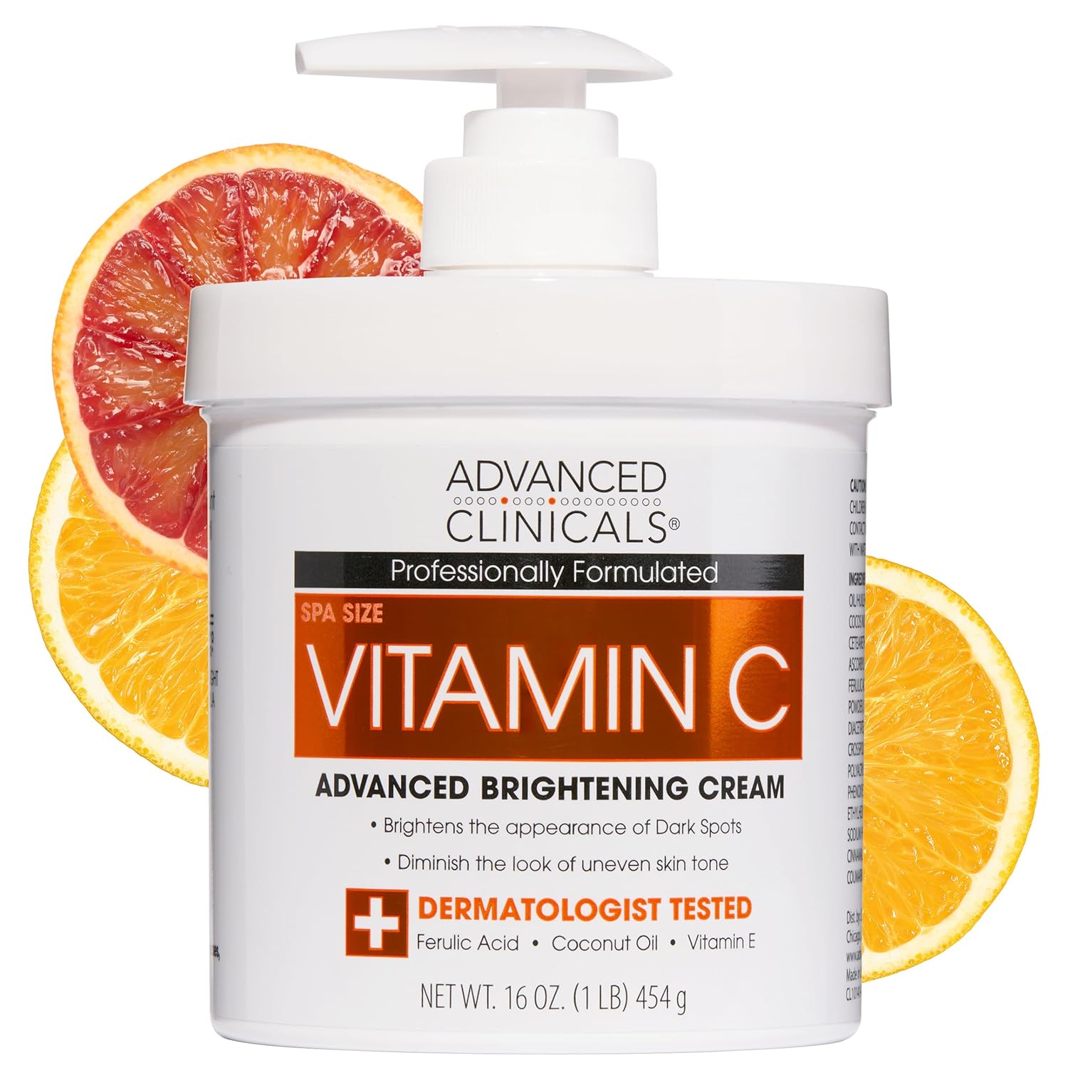 Advanced Clinicals Spa Size Vitamin C Cream