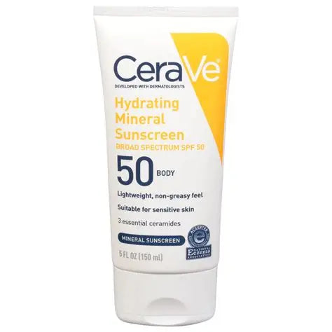 Cerave hydrating mineral sunscreen SPF50