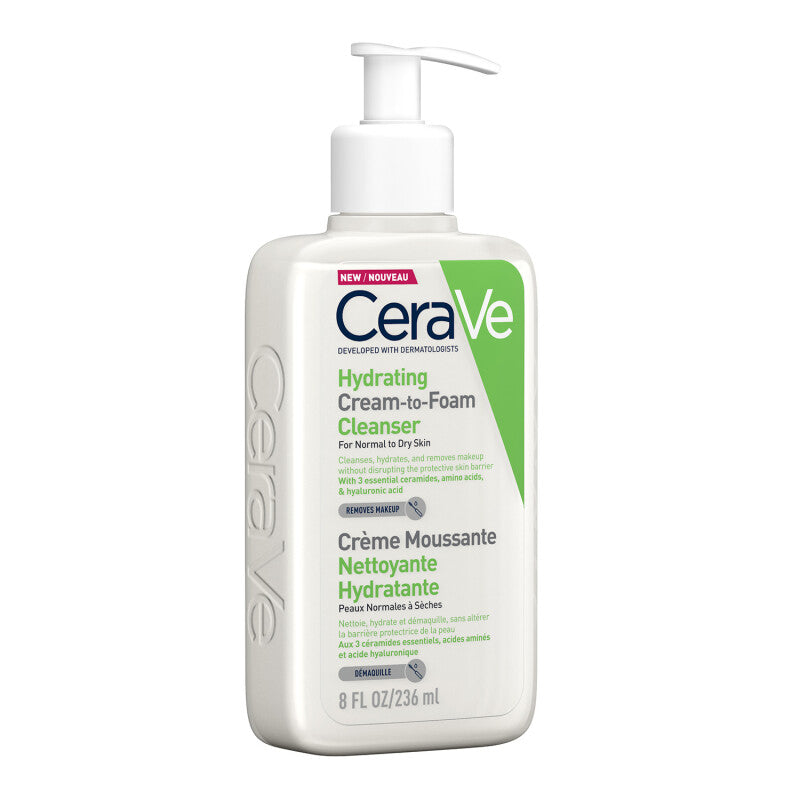 Cerave UK Hydrating Cream to Foam 236ml
